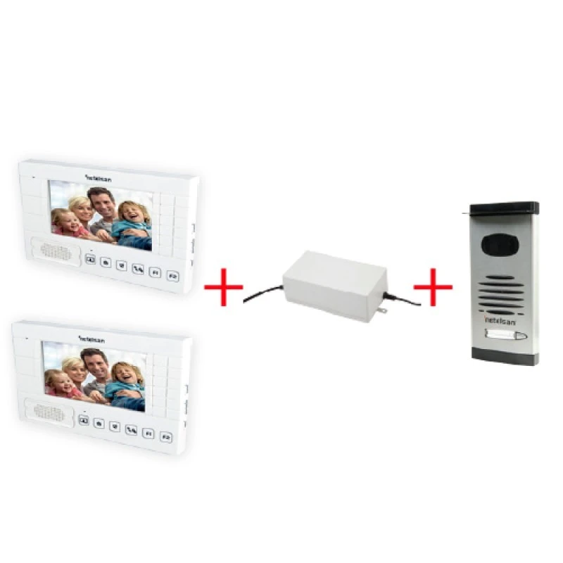 TYPHOON 4.3’’ Renkli Dokunmatik LCD Görüntülü Villa Kitler (İkili)